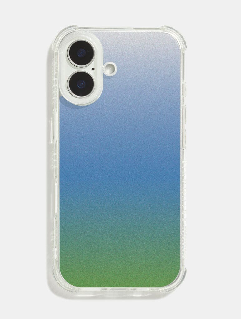 Blue & Green Ombre Shock iPhone Case Phone Cases Skinnydip London