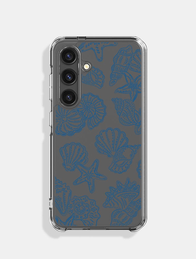 Blue Outline Sea Shells Android Case Skinnydip London