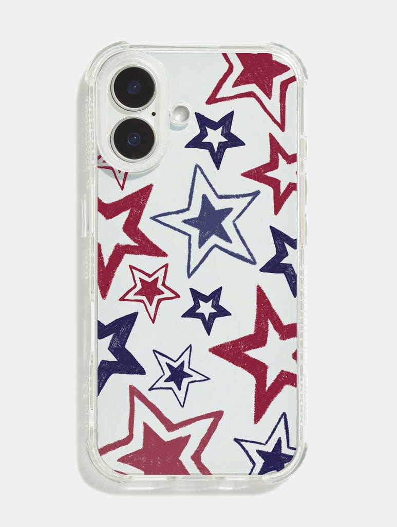 Blue & Red Shock iPhone Case Phone Cases Skinnydip London