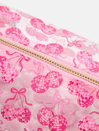 Bow Cherry Disco Makeup Bag Makeup Bags Skinnydip London