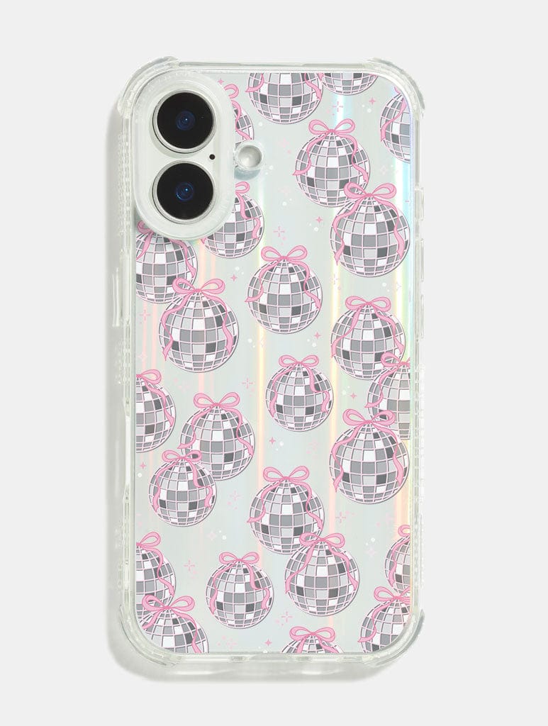 Bow Disco Ball Shock iPhone Case Phone Cases Skinnydip London