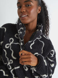 Bow Longline Fleece Coats & Jackets Skinnydip London