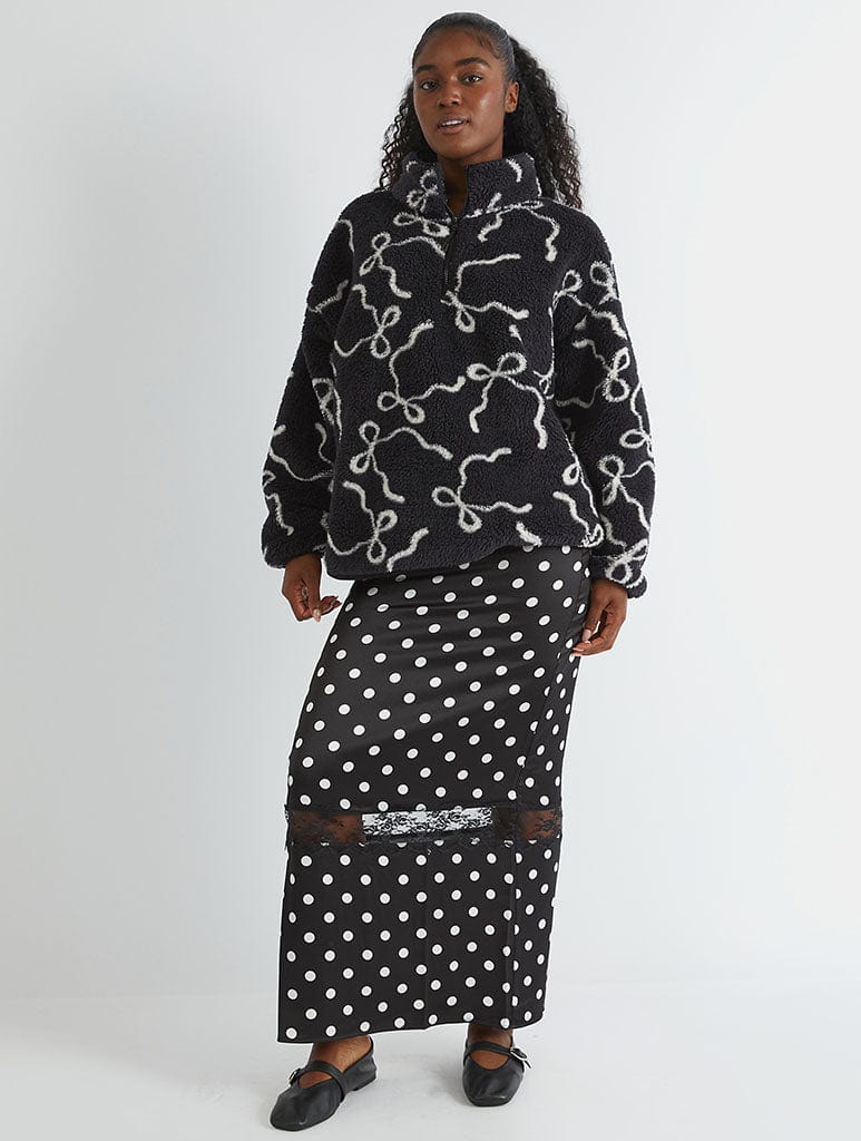 Bow Longline Fleece Coats & Jackets Skinnydip London