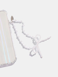 Bow Pearl Beaded Strap Phone Grips Skinnydip London