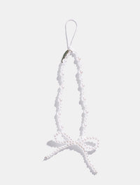 Bow Pearl Beaded Strap Phone Grips Skinnydip London