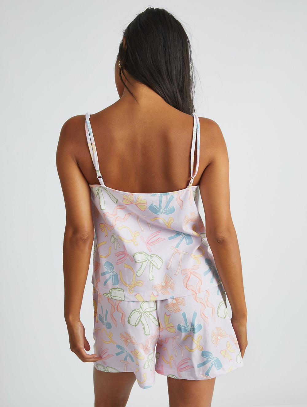 Bow Print Cami & Short Pyjama Set Lingerie & Nightwear Skinnydip London