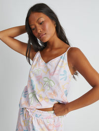 Bow Print Cami & Short Pyjama Set Lingerie & Nightwear Skinnydip London