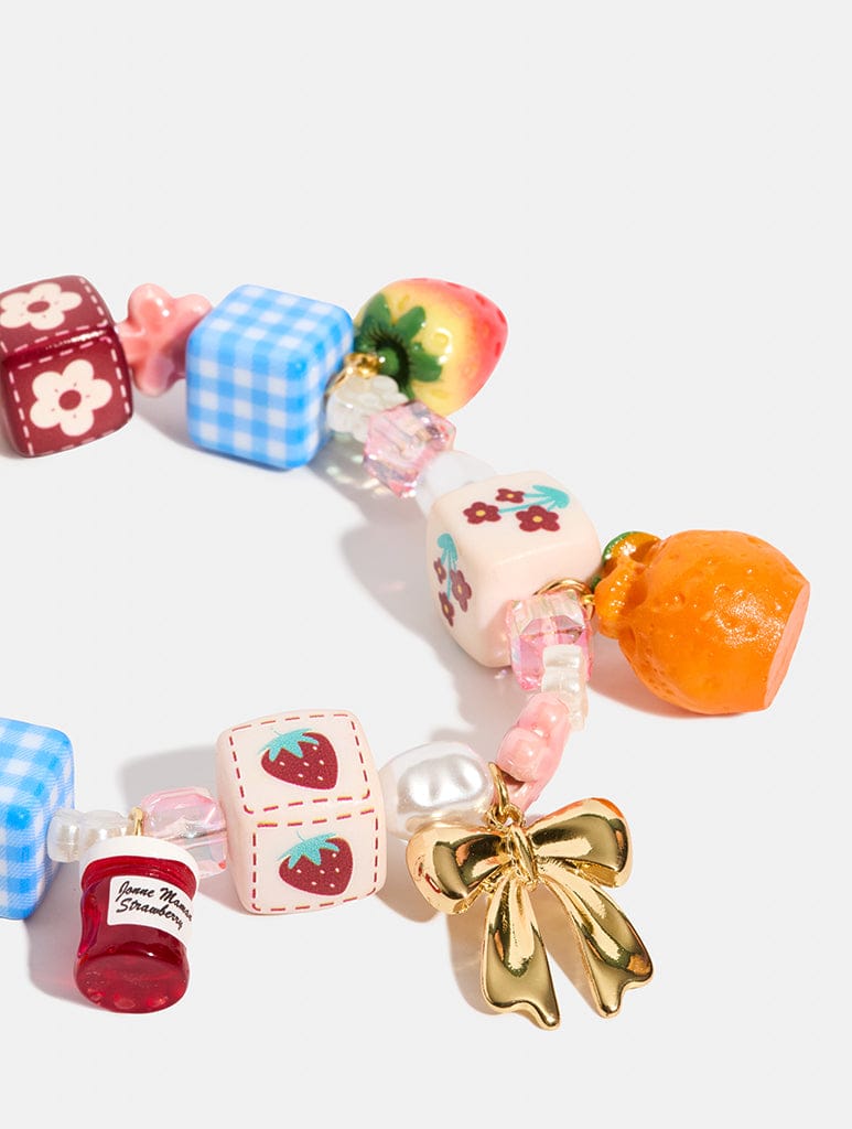 Breakfast Bustle Beaded Charm Phone Grips Skinnydip London