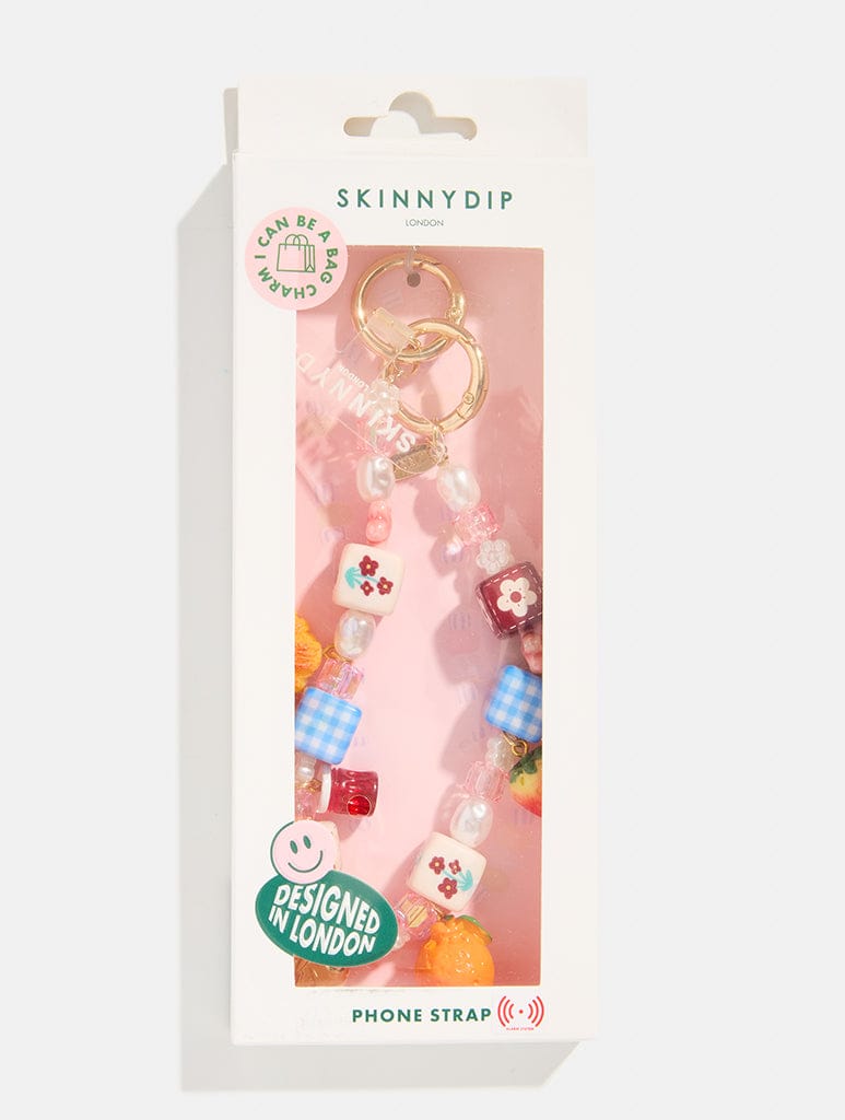Breakfast Bustle Beaded Charm Phone Grips Skinnydip London