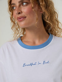 Breakfast in Bed Pyjama Set with Eyemask Lingerie & Nightwear Skinnydip London