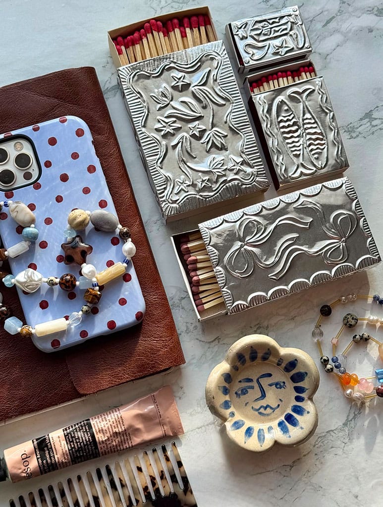 Brown and Blue Painted Polka Dot Ultra Protective iPhone Case Phone Cases Skinnydip London