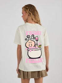 Bubblegum x Skinnydip Friday Feelin’ T-Shirt In White Tops & T-Shirts Skinnydip London