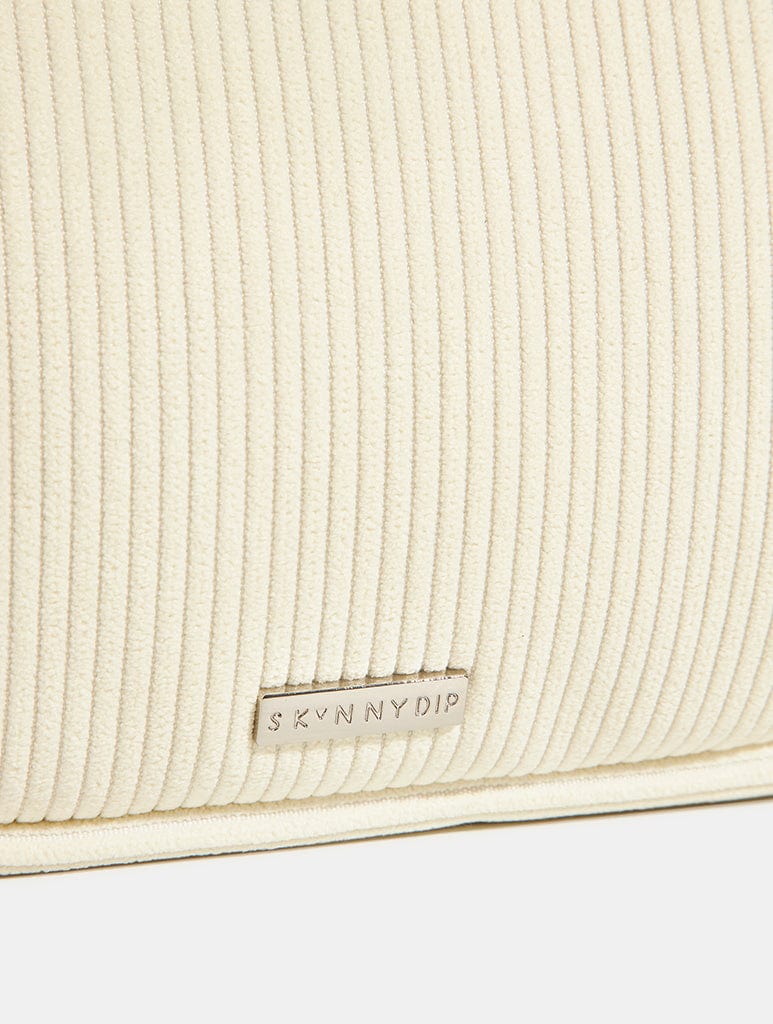 Burgandy Bow Embroidered Backpack Backpacks Skinnydip London