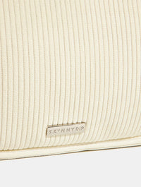 Burgandy Bow Embroidered Backpack Backpacks Skinnydip London