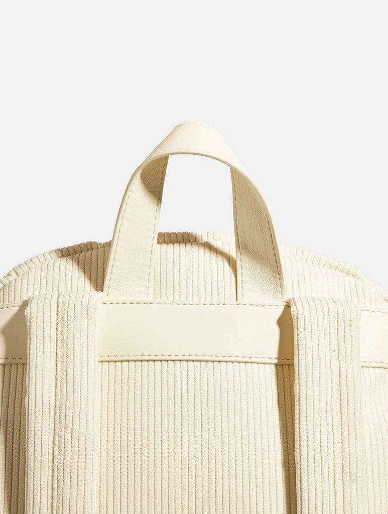 Burgandy Bow Embroidered Backpack Backpacks Skinnydip London