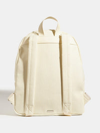 Burgandy Bow Embroidered Backpack Backpacks Skinnydip London