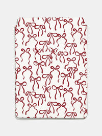 Burgundy Bows Tablet Sleeve Tablet Cases Skinnydip London