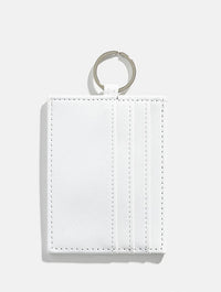 Burgundy Single Bow Card Holder Purses & Card Holders Skinnydip London