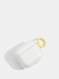Buttermilk Glitter AirPods Case AirPods Cases Skinnydip London