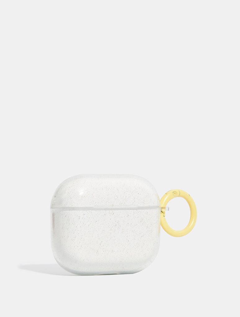 Buttermilk Glitter AirPods Case AirPods Cases Skinnydip London