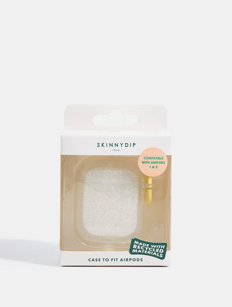 Buttermilk Glitter AirPods Case AirPods Cases Skinnydip London