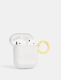 Buttermilk Glitter AirPods Case AirPods Cases Skinnydip London