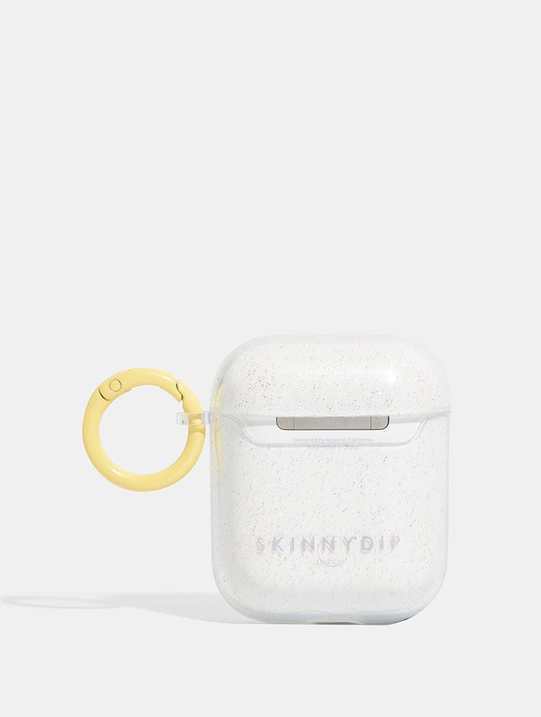 Buttermilk Glitter AirPods Case AirPods Cases Skinnydip London