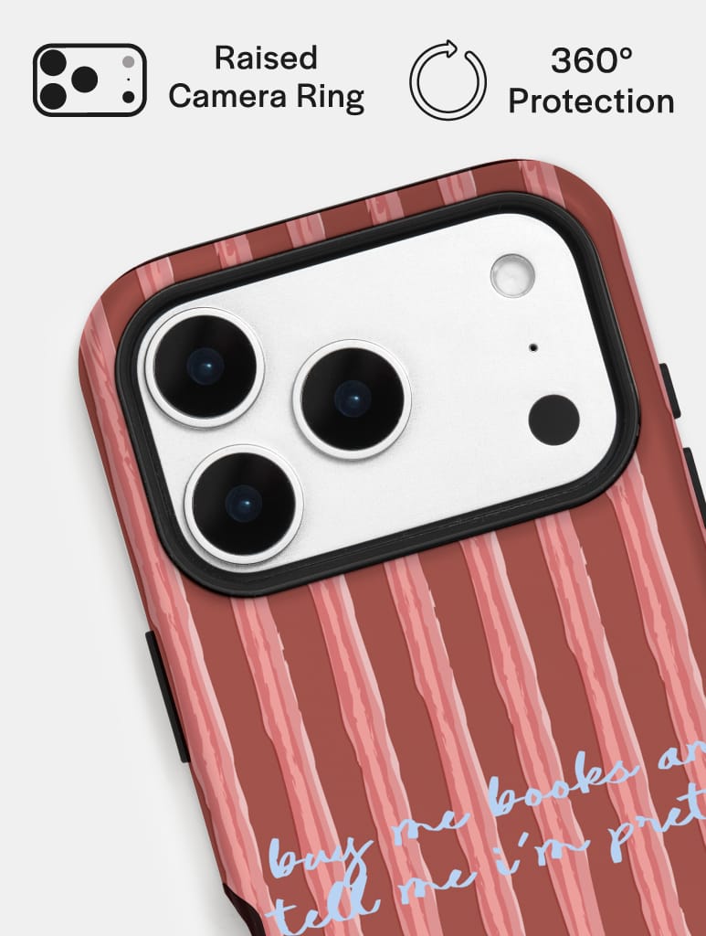 Buy Me Books Stripey Quote Ultra Protective iPhone Case Phone Cases Skinnydip London