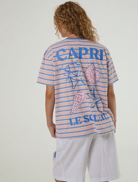 Capri Le Soleil Stripe T-Shirt Tops & T-Shirts Skinnydip London
