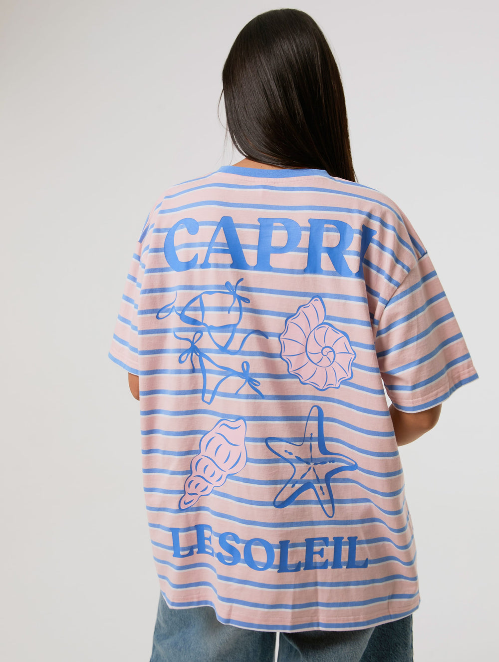 Capri Le Soleil Stripe T-Shirt Tops & T-Shirts Skinnydip London