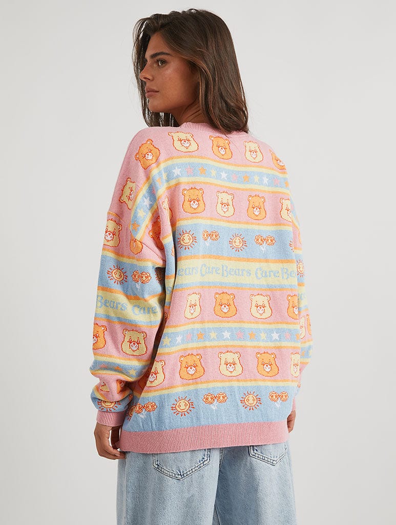 Care Bears x Skinnydip Striped Knitted Jumper Jumpers & Cardigans Skinnydip London