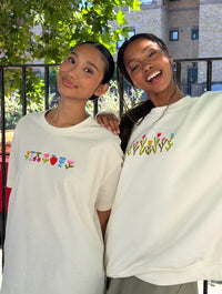 Catarina Morais x Skinnydip Sweatshirt In White Hoodies & Sweatshirts Skinnydip London