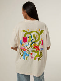 Catarina Morais x Skinnydip T-Shirt In White Tops & T-Shirts Skinnydip London