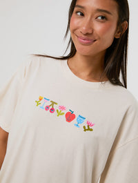 Catarina Morais x Skinnydip T-Shirt In White Tops & T-Shirts Skinnydip London