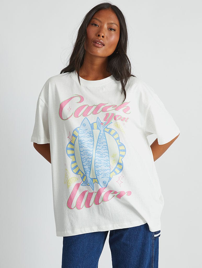 Catch You Later T-Shirt Tops & T-Shirts Skinnydip London