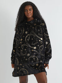 Celestial Gold Blanket Hoodie Lingerie & Nightwear Skinnydip London