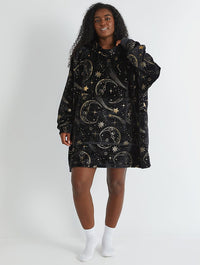Celestial Gold Blanket Hoodie Lingerie & Nightwear Skinnydip London