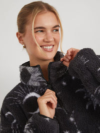 Celestial Longline Fleece Coats & Jackets Skinnydip London