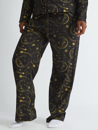 Celestial Pyjama Set in Black Lingerie & Nightwear Skinnydip London