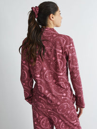 Celestial Pyjama Set in Red Lingerie & Nightwear Skinnydip London