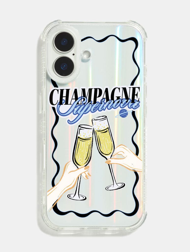 Champagne Supernova Drink Shock iPhone Case Phone Cases Skinnydip London