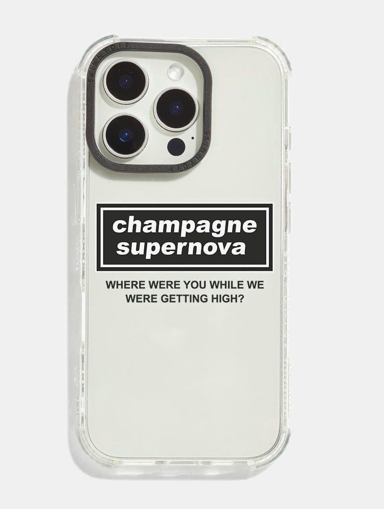 Champagne Supernova Shock iPhone Case Phone Cases Skinnydip London