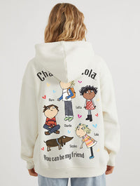 Charlie & Lola x Skinnydip Character Hoodie In White Hoodies & Sweatshirts Skinnydip London