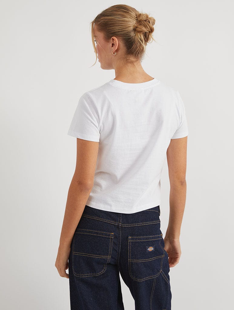 Charlie & Lola x Skinnydip Extremely Busy Baby T-Shirt In White Tops & T-Shirts Skinnydip London