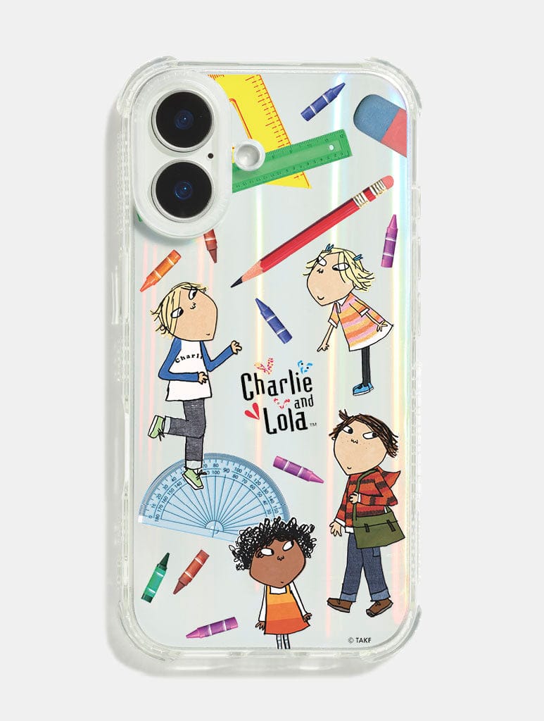 Charlie & Lola x Skinnydip Stationery Shock iPhone Case Phone Cases Skinnydip London