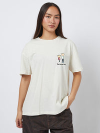 Charlie & Lola x Skinnydip T-Shirt In White Tops & T-Shirts Skinnydip London