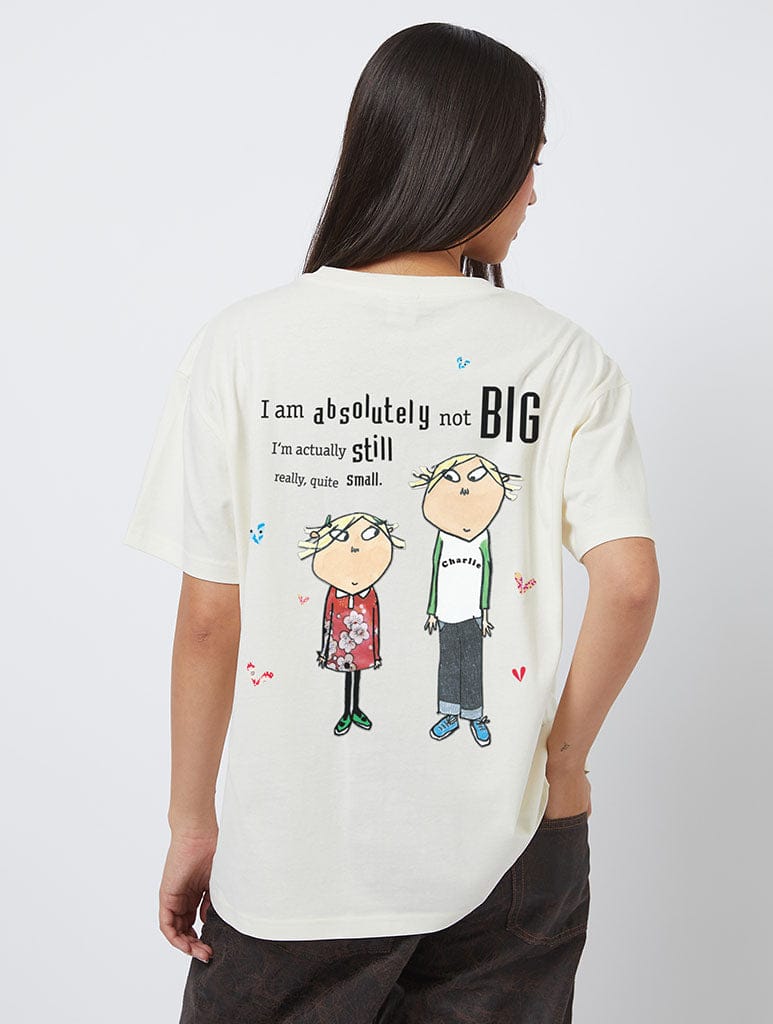 Charlie & Lola x Skinnydip T-Shirt In White Tops & T-Shirts Skinnydip London