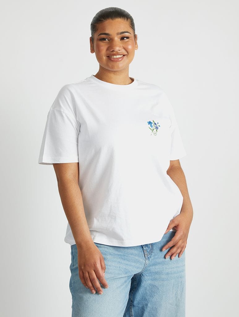 Charlotte Godfree x Skinnydip Blueberries & Bluebells T-Shirt Tops & T-Shirts Skinnydip London