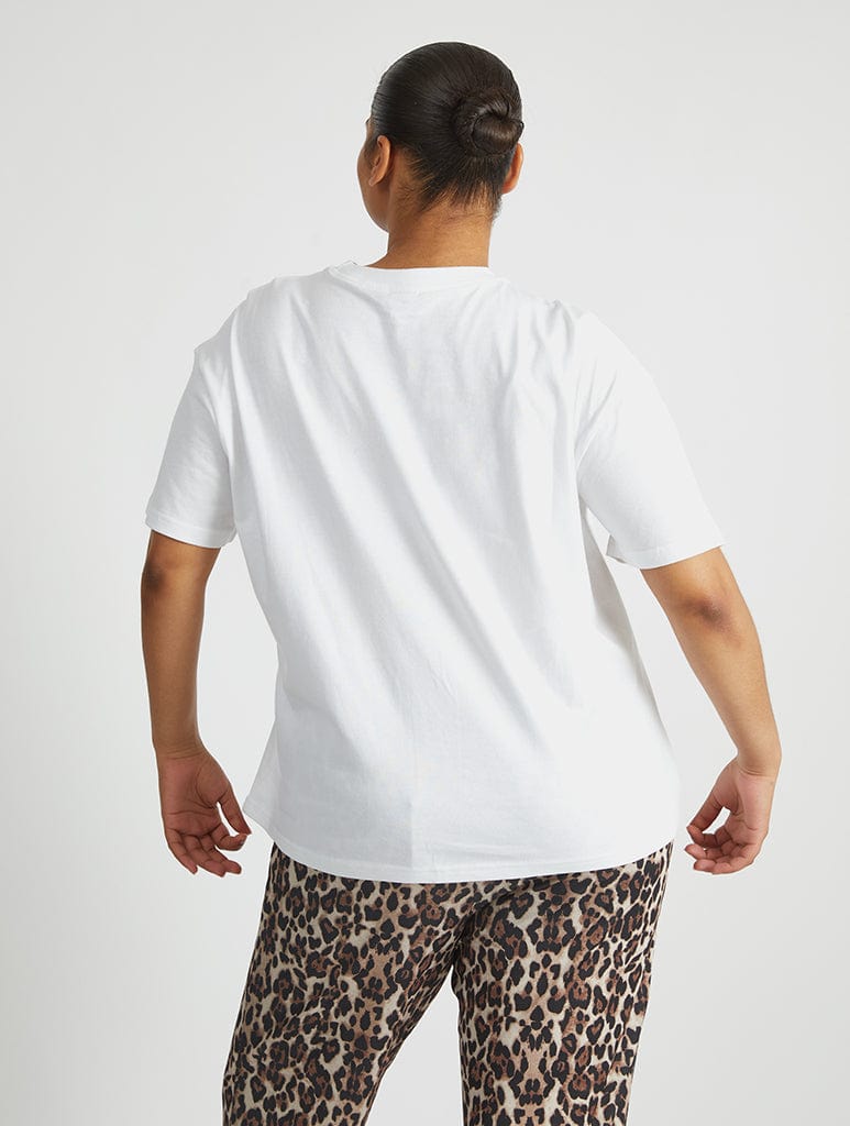 Charlotte Godfree x Skinnydip Croissants & Coffee T-Shirt Tops & T-Shirts Skinnydip London