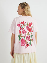 Charlotte Godfree x Skinnydip Pomegranates & Poppies T-Shirt Tops & T-Shirts Skinnydip London
